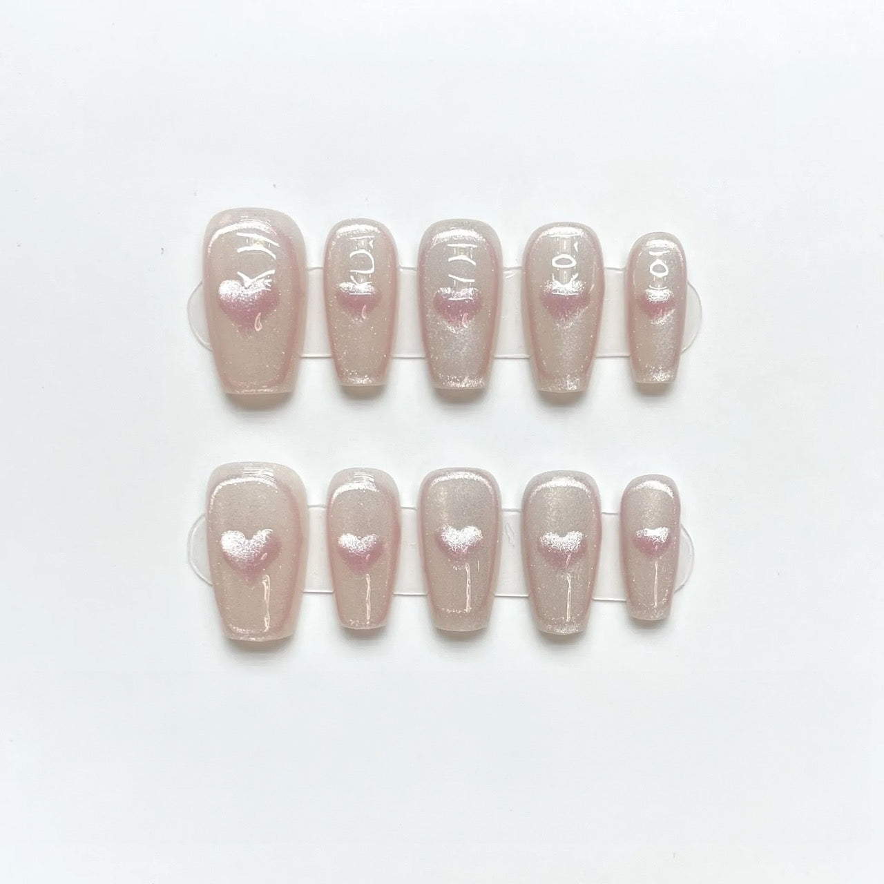 Love Note Press-On Nails - 10-Piece Set