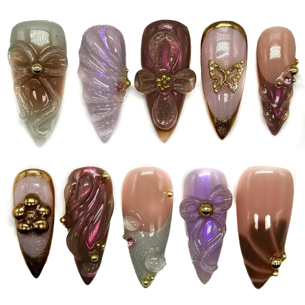 Enchanted Forest in Fall Press-On Nails - 10 pcs set